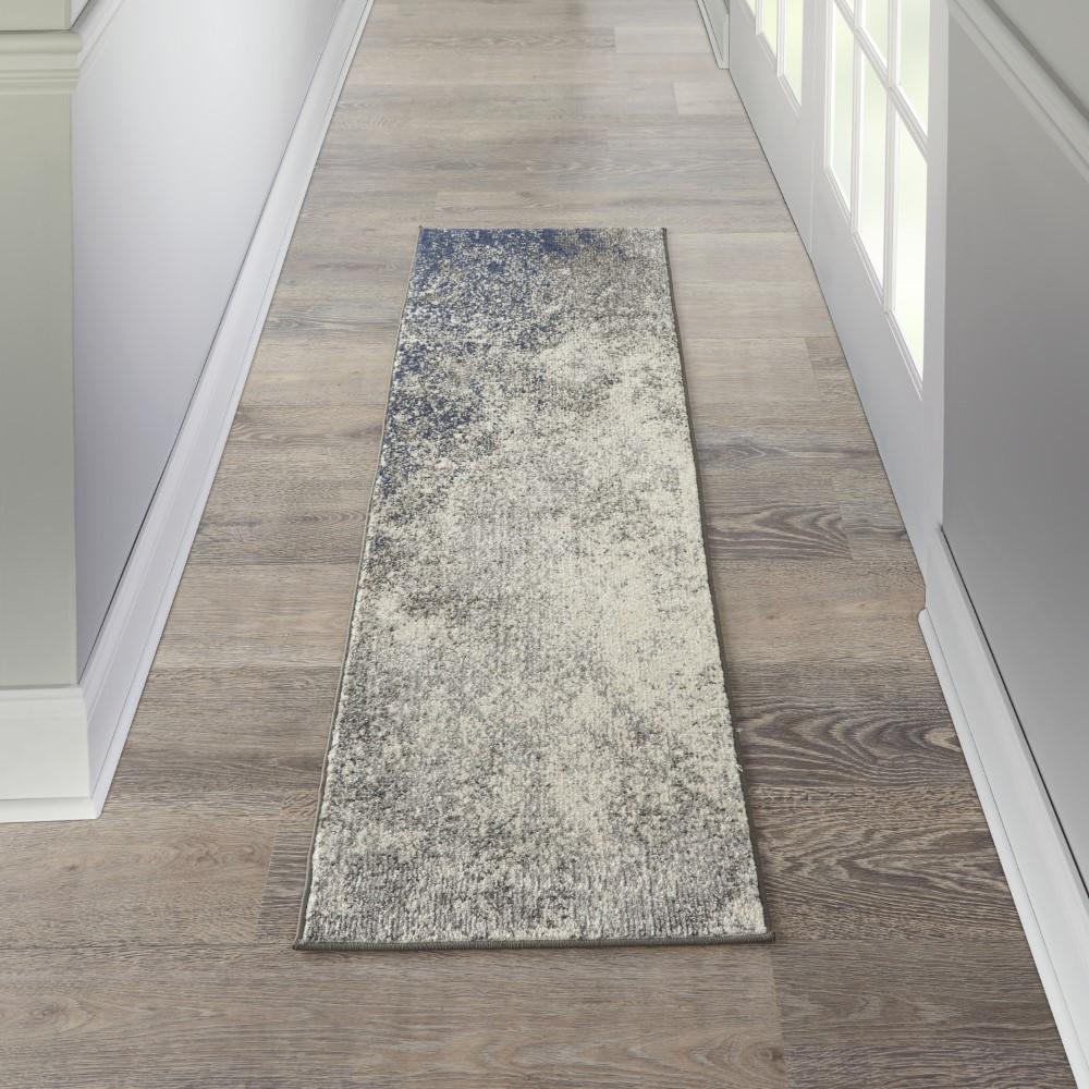 Nourison - Passion 110in x 6 Charcoal and Ivory Area Rug - PSN10-99446734365 veiw 2