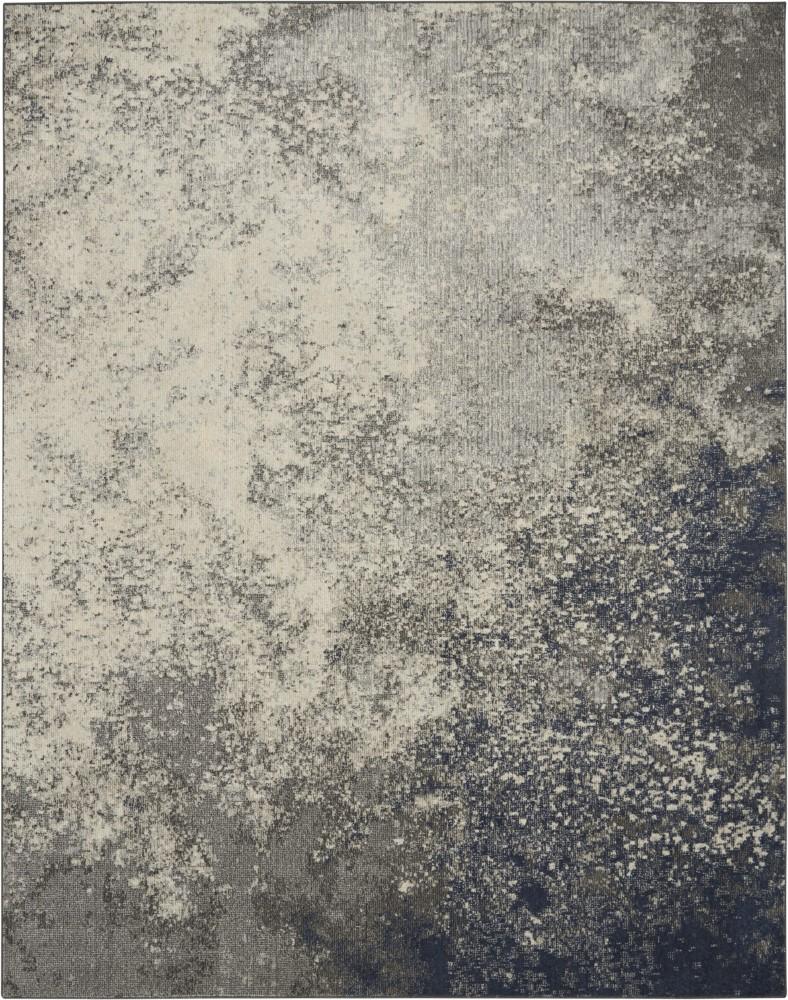 Nourison - Passion 67in x 96in Charcoal and Ivory Area Rug - PSN10-99446734433 veiw 1