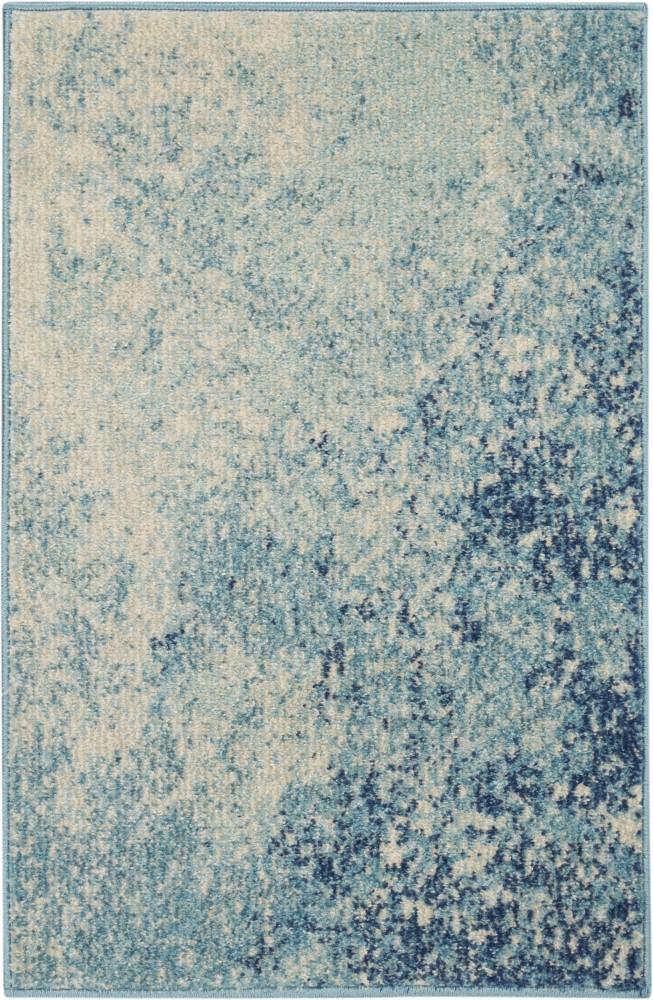 Nourison - Passion 110in x 210in Navy Light Blue Area Rug - PSN10-99446734525 veiw 1