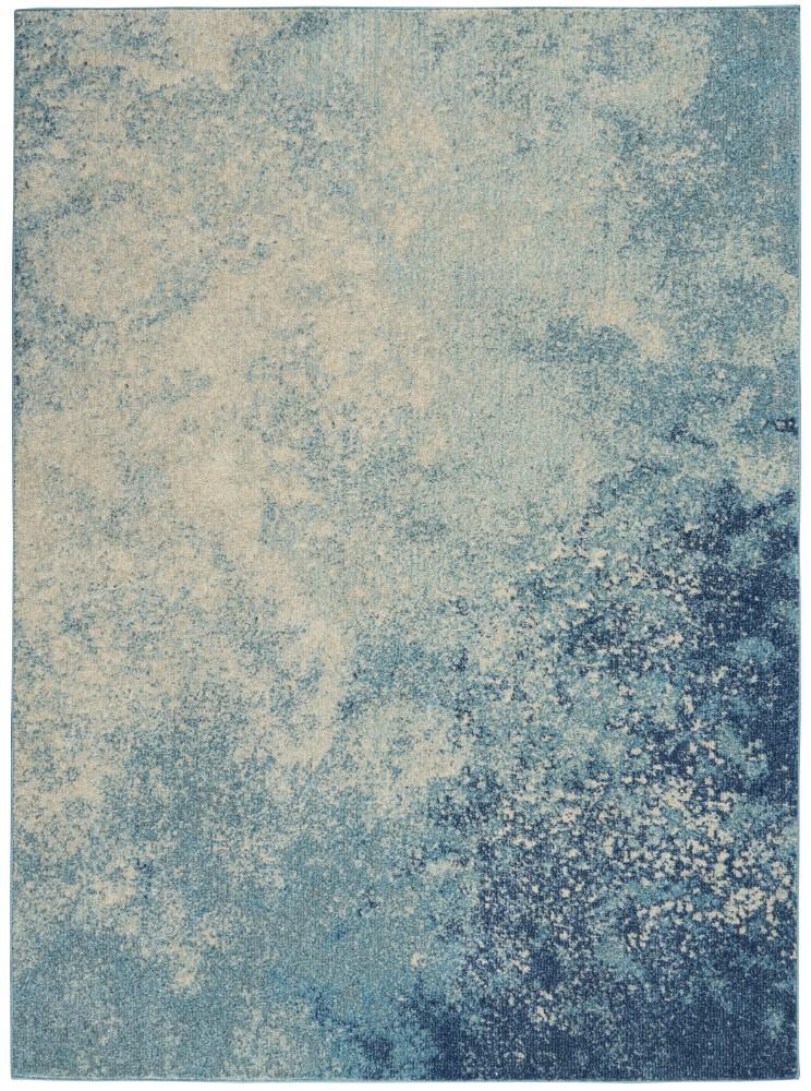 Nourison - Passion 53in x 73in Navy Light Blue Area Rug - PSN10-99446477262 veiw 1