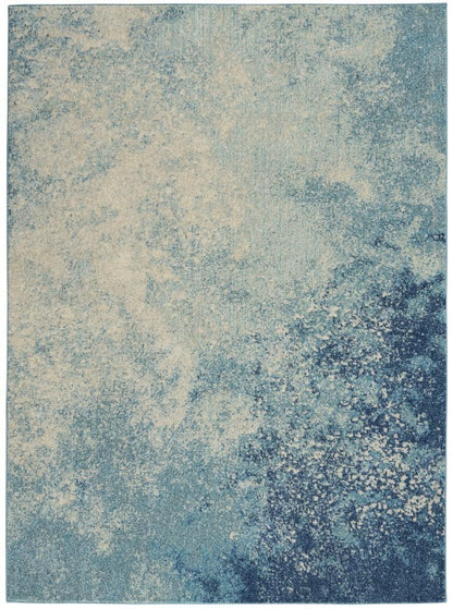 Nourison - Passion 53in x 73in Navy Light Blue Area Rug - PSN10-99446477262 veiw 1