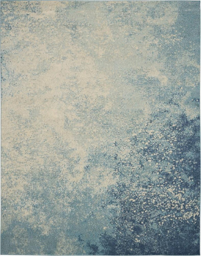 Nourison - Passion 8 x 10 Navy Light Blue Area Rug - PSN10-99446734594 veiw 1