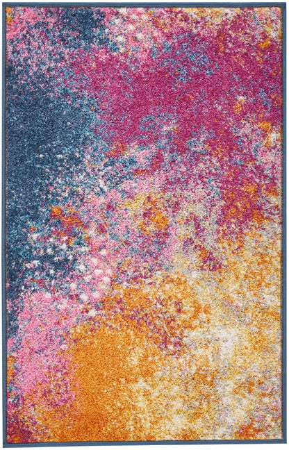 Nourison - Passion 22in x 34in Multicolor Small Colorful Area Rug - PSN10-99446388476 veiw 1