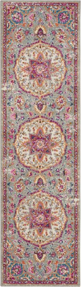 Nourison - Passion 22in x 76in Bohemian Bone Multi Colored Area Rug - PSN22-99446717580 veiw 1