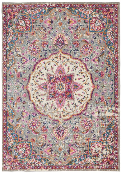 Nourison - Passion Bohemian 39in x 59in Bone Multi Colored Area Rug - PSN22-99446717610 veiw 1