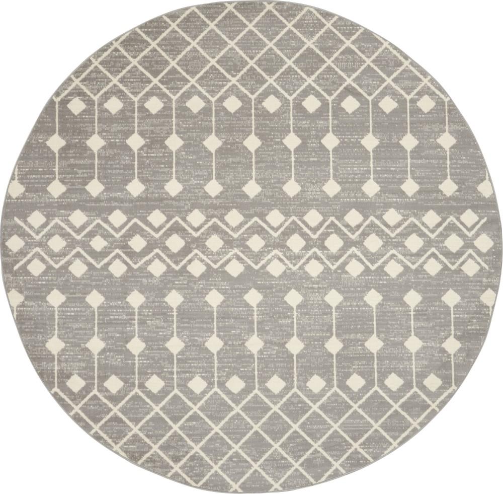 Nourison - Grafix 53in x Round Bone Area Rug - GRF37-99446753045 veiw 1