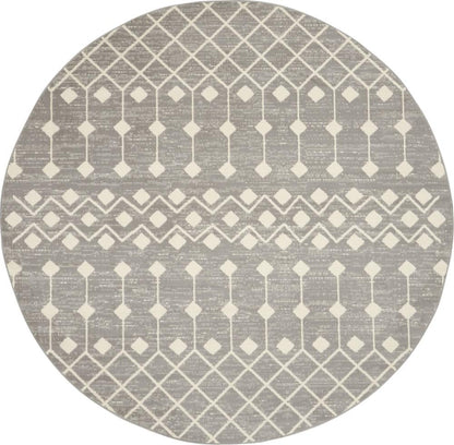 Nourison - Grafix 53in x Round Bone Area Rug - GRF37-99446753045 veiw 1