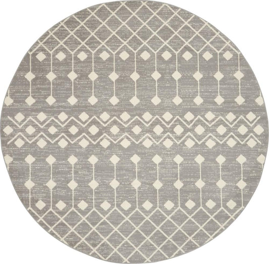 Nourison - Grafix 53in x Round Bone Area Rug - GRF37-99446753045 veiw 1