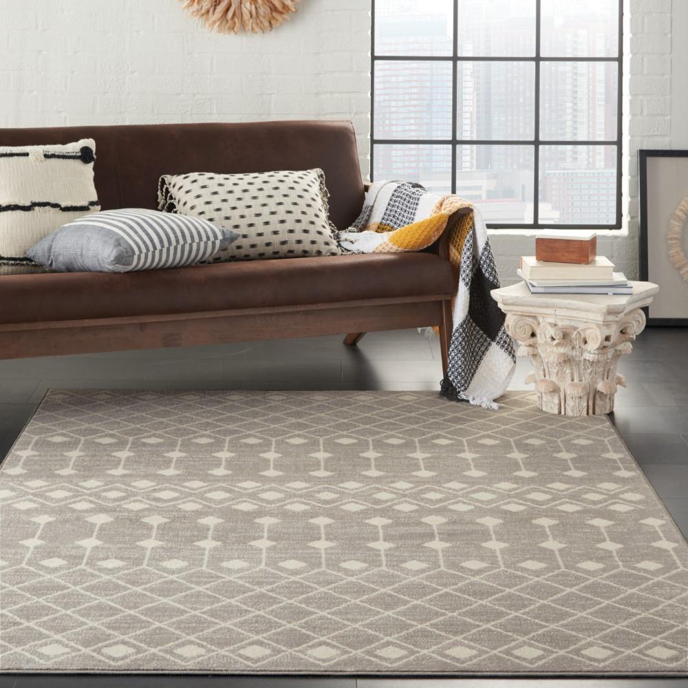 Nourison - Grafix 6x9 Bone Area Rug - GRF37-99446753052 veiw 2