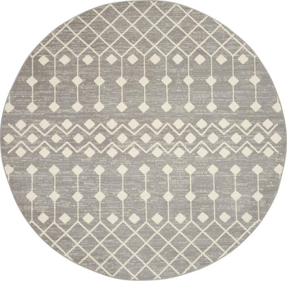 Nourison - Grafix 8 x Round Bone Area Rug - GRF37-99446753069 veiw 1