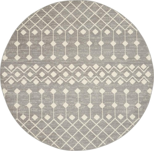 Nourison - Grafix 8 x Round Bone Area Rug - GRF37-99446753069 veiw 1