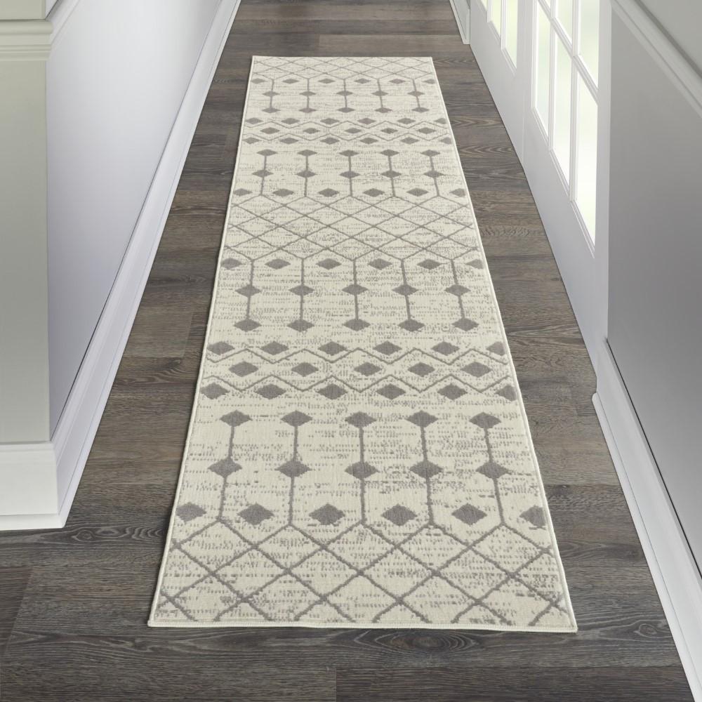 Nourison - Grafix 23in x 12 Ivory Area Rug - GRF37-99446753144 veiw 2