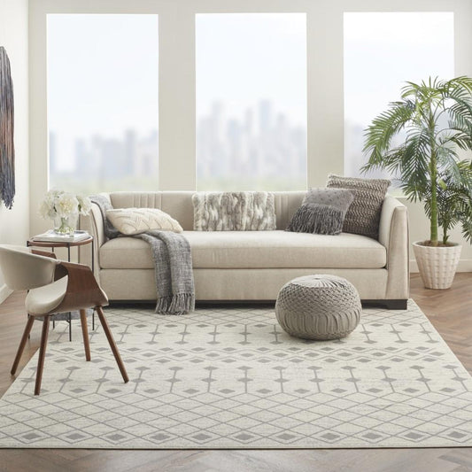 Nourison - Grafix 710in x 910in Ivory Area Rug - GRF37-99446753113 veiw 2