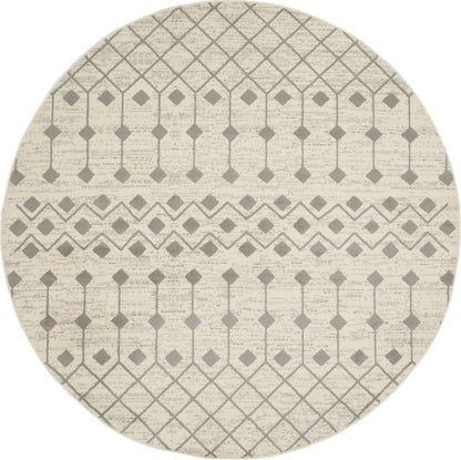 Nourison - Grafix 8 x Round Ivory Area Rug - GRF37-99446753229 veiw 1