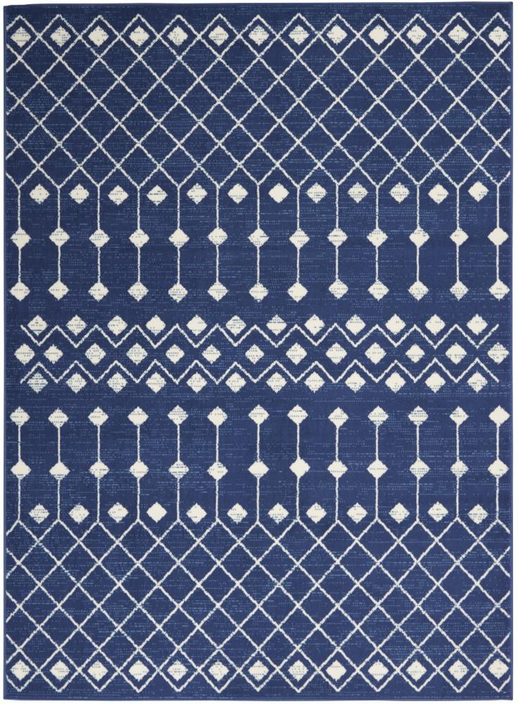 Nourison - Grafix 6x9 Navy Area Rug - GRF37-99446753380 veiw 1