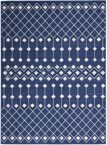 Nourison - Grafix 6x9 Navy Area Rug - GRF37-99446753380 veiw 1