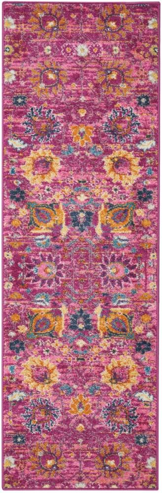 Nourison - Passion PSN01 Pink 110in x 6 Hallway Rug - PSN01-99446389640 veiw 1