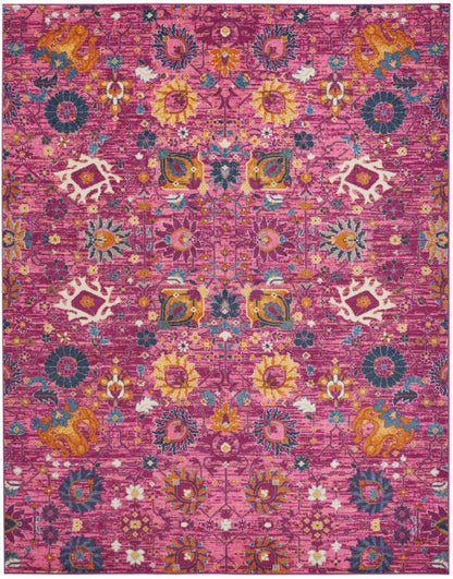 Nourison - Passion PSN01 Pink 8x10 Large Rug - PSN01-99446389718 veiw 1