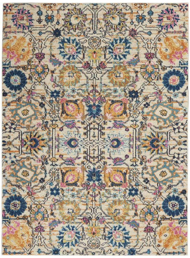 Nourison - Passion 39in x 59in Ivory Multicolor Area Rug - PSN01-99446477149 veiw 1