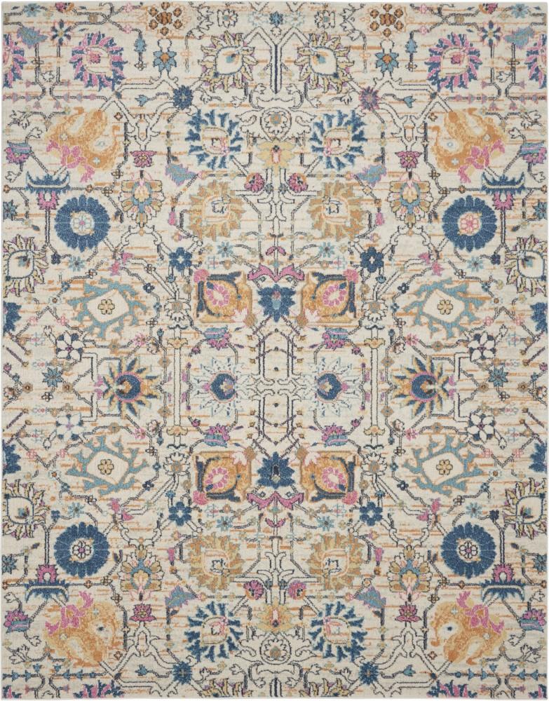 Nourison - Passion 8 x 10 Ivory Multicolor Area Rug - PSN01-99446477187 veiw 1