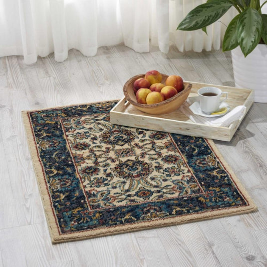 Nourison - 2020 NR201 White Multicolor 2x3 Area Rug - NR201-99446362766 - CLOSEOUT veiw 2