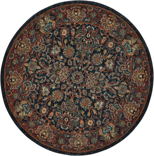 Nourison - 2020 NR201 Navy 75in x Round Area Rug - NR201-99446363411 - CLOSEOUT veiw 1