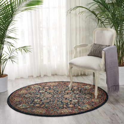 Nourison - 2020 NR201 Navy 75in x Round Area Rug - NR201-99446363411 - CLOSEOUT veiw 2