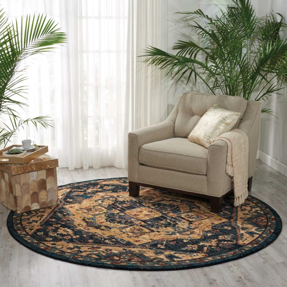 Nourison - 2020 NR206 75in x Round Area Rug - NR206-99446363558_CLOSEOUT veiw 2