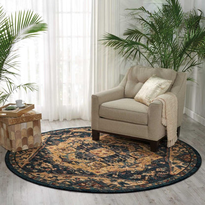 Nourison - 2020 NR206 75in x Round Area Rug - NR206-99446363558_CLOSEOUT veiw 2