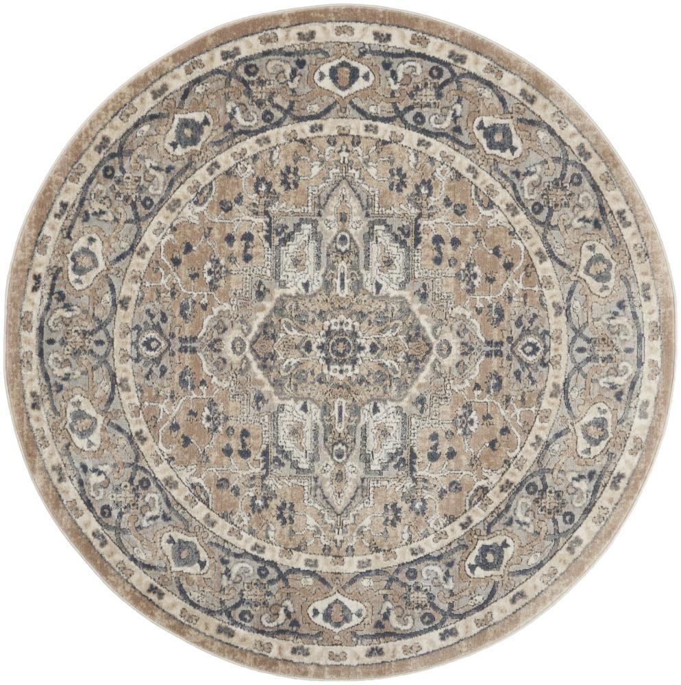 Nourison - Quarry 4 x Round Area Rug - QUA05-99446371577 veiw 1