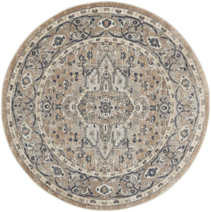 Nourison - Quarry 4 x Round Area Rug - QUA05-99446371577 veiw 1