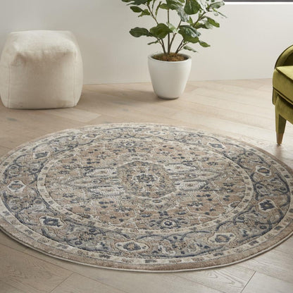 Nourison - Quarry 4 x Round Area Rug - QUA05-99446371577 veiw 2