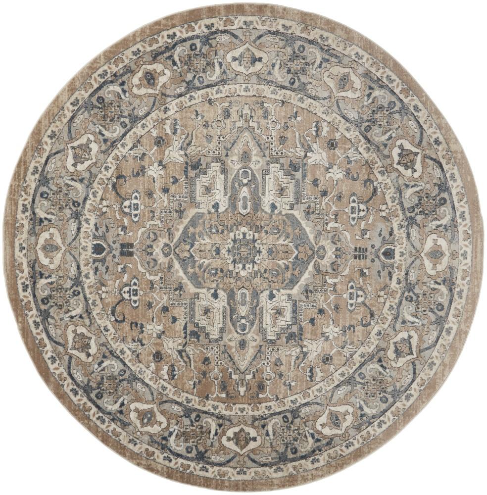 Nourison - Quarry 710in x Round Area Rug - QUA05-99446379078 veiw 1
