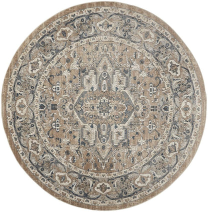 Nourison - Quarry 710in x Round Area Rug - QUA05-99446379078 veiw 1