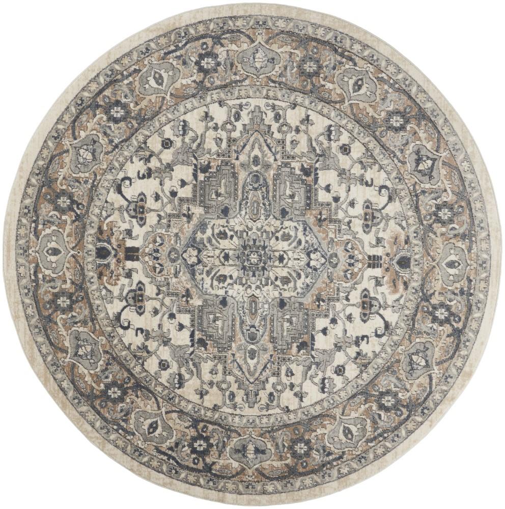 Nourison - Quarry 710in x Round Area Rug - QUA05-99446349286 veiw 1