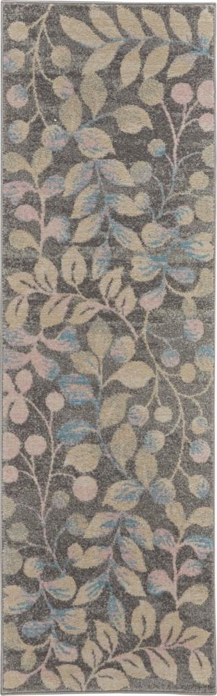 Nourison - Tranquil TRA03 Beige and Bone 23in x 73in Hallway Rug - TRA03-99446484086 veiw 1