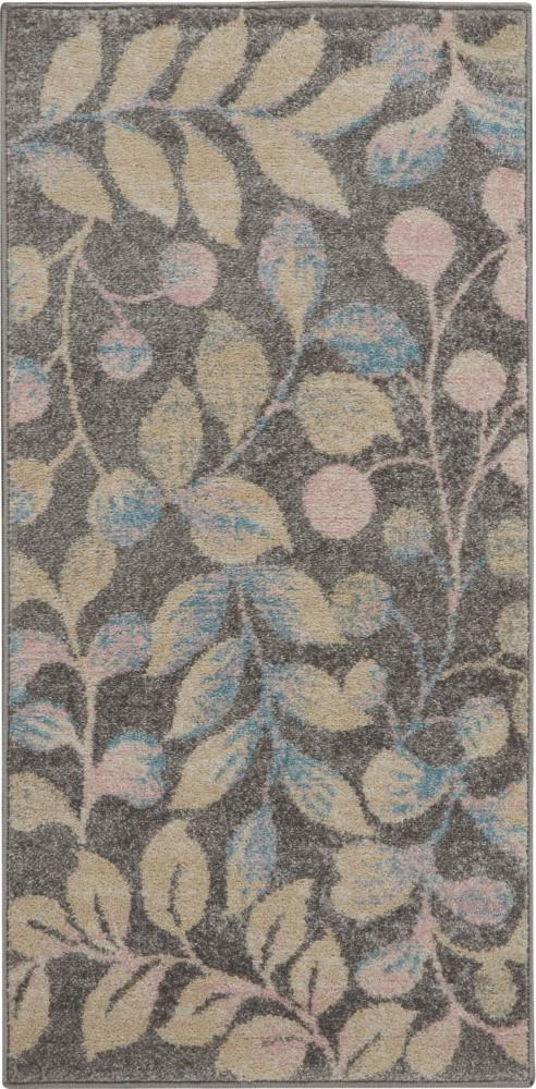 Nourison - Tranquil 2x4 Beige and Bone Botanical Small Rug - TRA03-99446484079 veiw 1