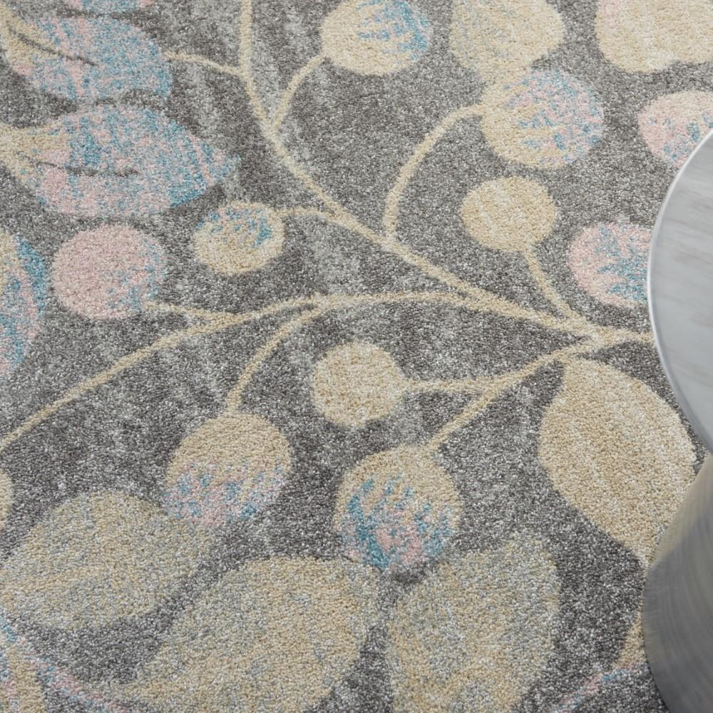 Nourison - Tranquil TRA03 Beige and Bone 6x9 Botanical Area Rug - TRA03-99446484123 veiw 3