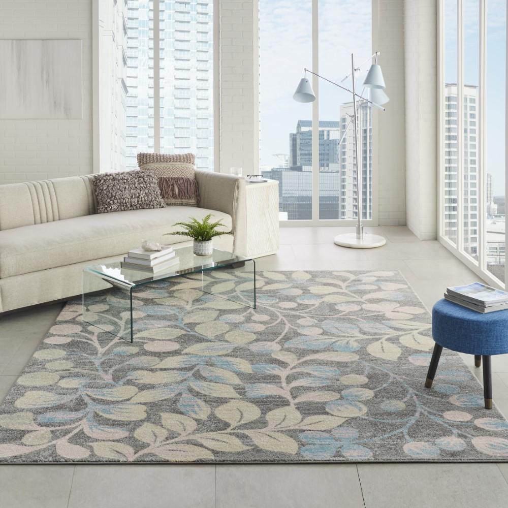 Nourison - Tranquil TRA03 Beige and Bone 810in x 1110in Oversized Rug - TRA03-99446484147 veiw 2