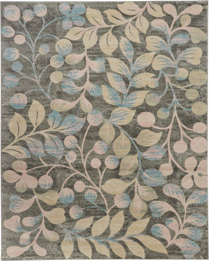 Nourison - Tranquil TRA03 Beige and Bone 8x10 Large Rug - TRA03-99446484130 veiw 1