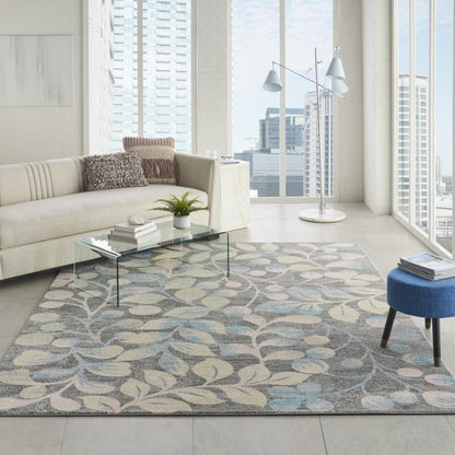 Nourison - Tranquil TRA03 Beige and Bone 8x10 Large Rug - TRA03-99446484130 veiw 2