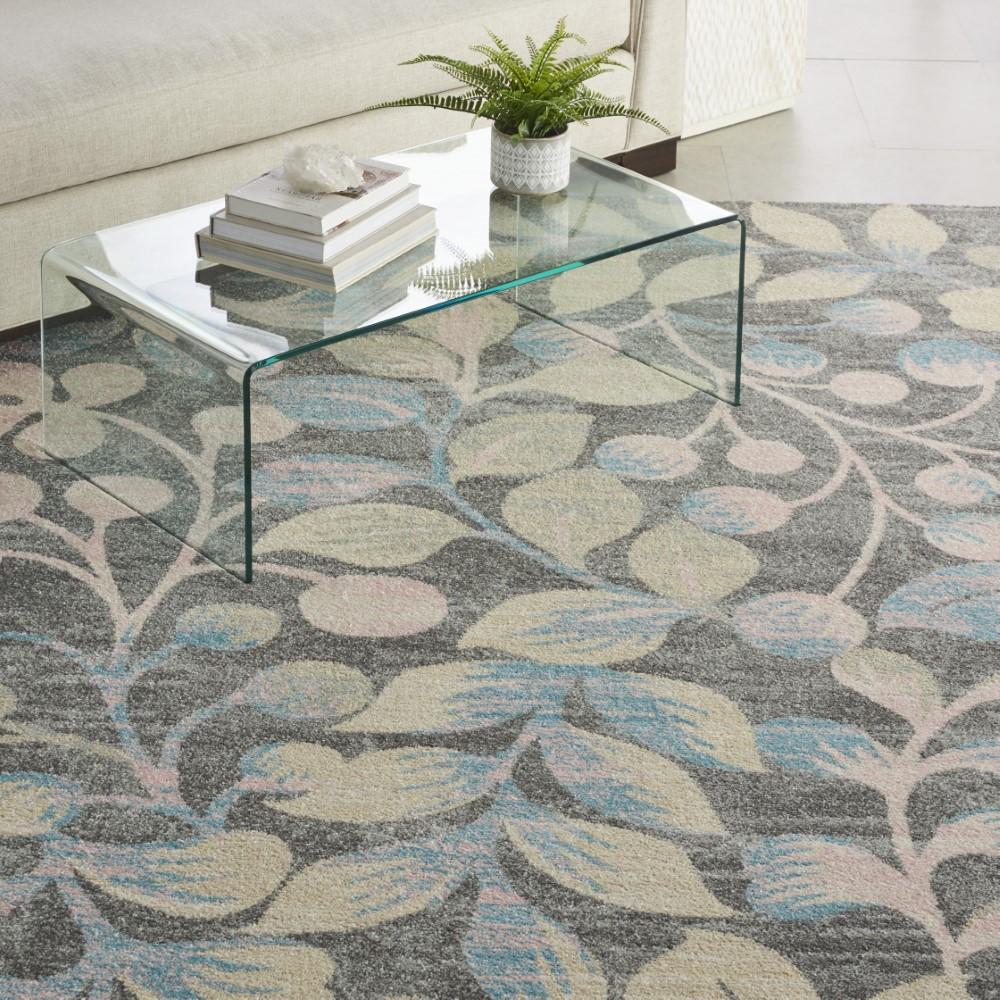 Nourison - Tranquil TRA03 Beige and Bone 8x10 Large Rug - TRA03-99446484130 veiw 3