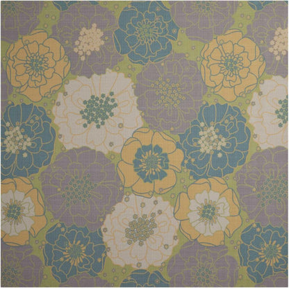 Nourison - Home & Garden RS021 Green 66in x Square Rug - RS021-99446354440_CLOSEOUT veiw 1