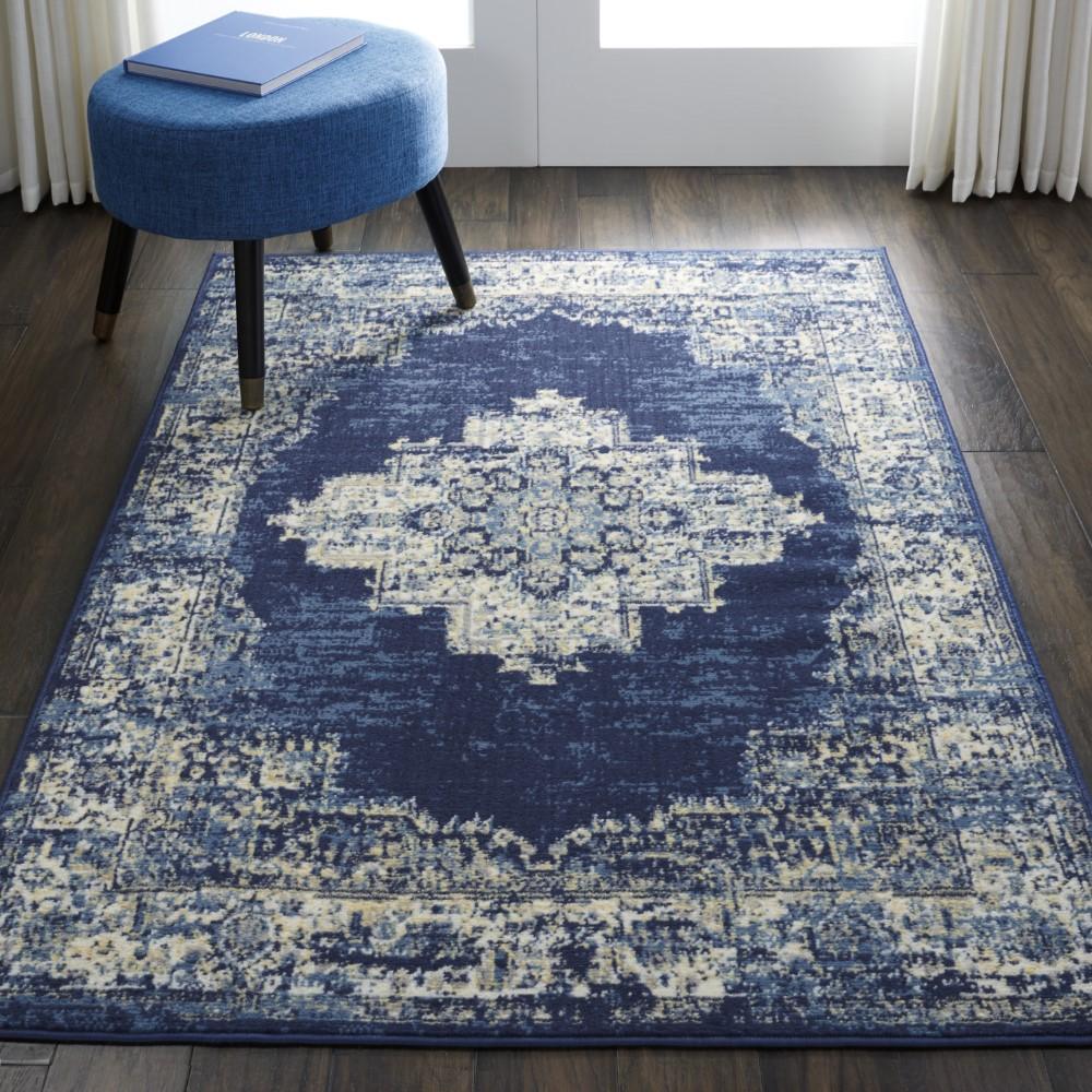 Nourison - Grafix GRF14 Blue 53in x 73in Area Rug - GRF14-99446411716 veiw 2
