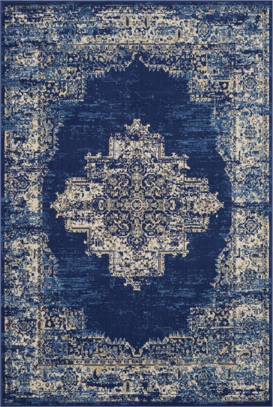 Nourison - Grafix GRF14 Blue 6x9 Area Rug - GRF14-99446458995 veiw 1