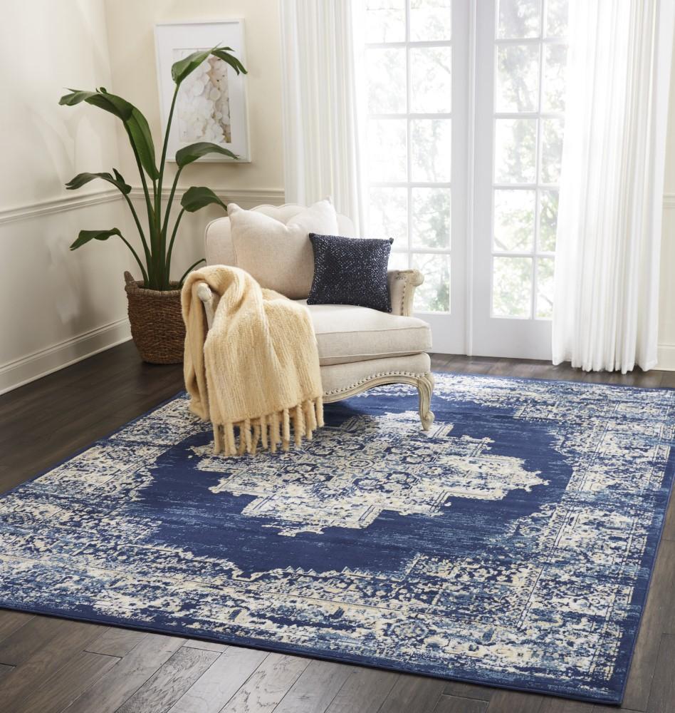 Nourison - Grafix GRF14 Blue 710in x 910in Large Rug - GRF14-99446411723 veiw 2