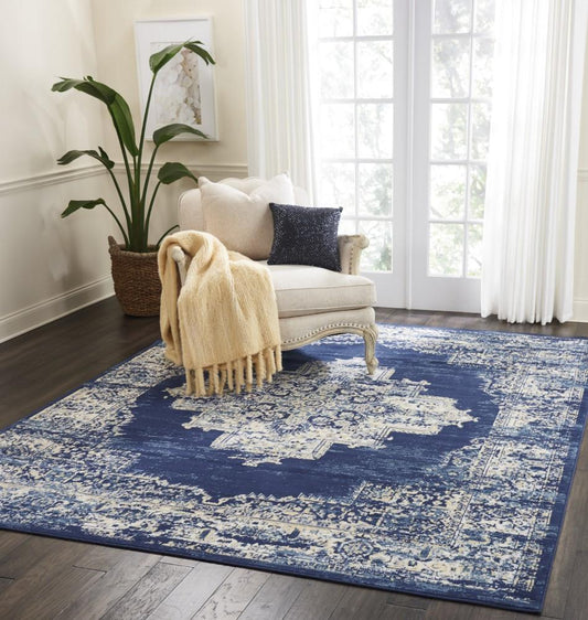 Nourison - Grafix GRF14 Blue 710in x 910in Large Rug - GRF14-99446411723 veiw 2