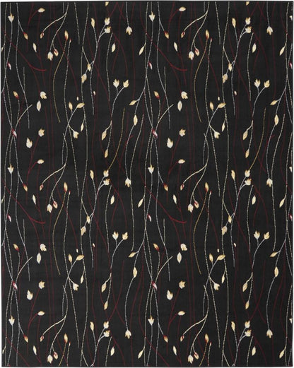 Nourison - Grafix GRF15 Black 710in x 910in Large Rug - GRF15-99446395177 - CLOSEOUT veiw 1