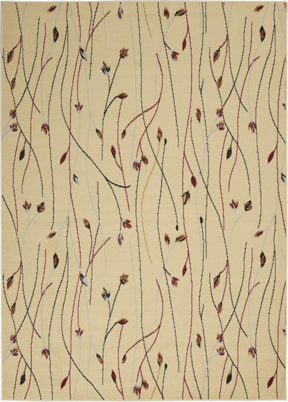 Nourison - Grafix GRF15 Cream White 53in x 73in Area Rug - GRF15-99446395115 veiw 1
