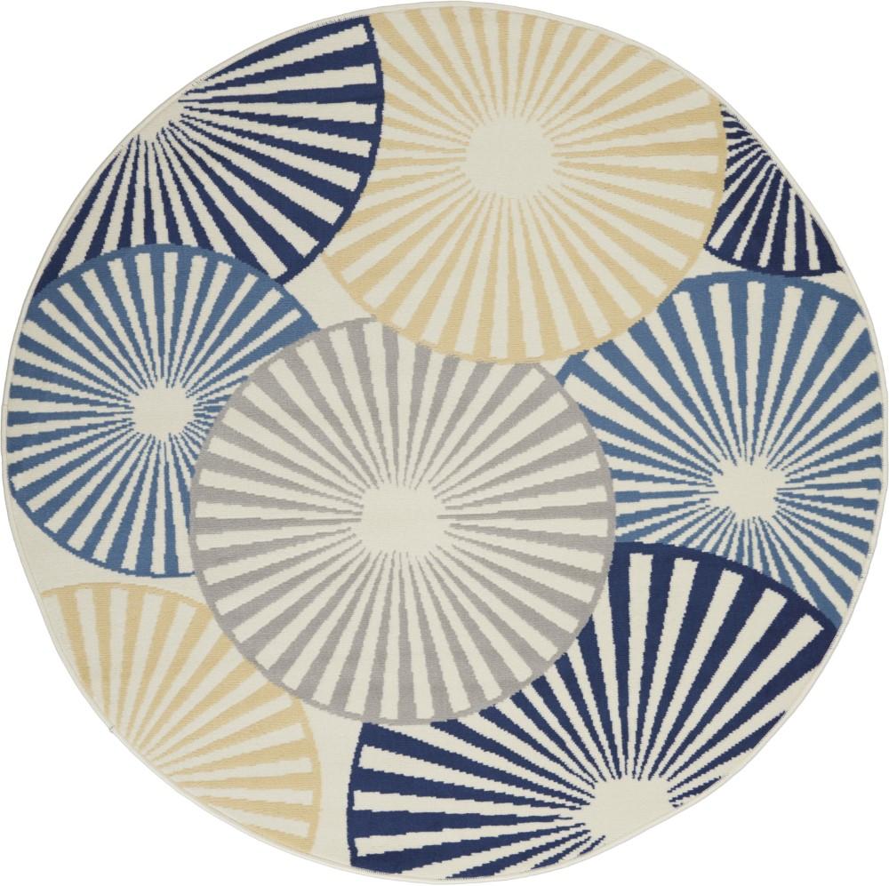 Nourison - Grafix 53in x Round Area Rug - GRF20-99446729842 veiw 1